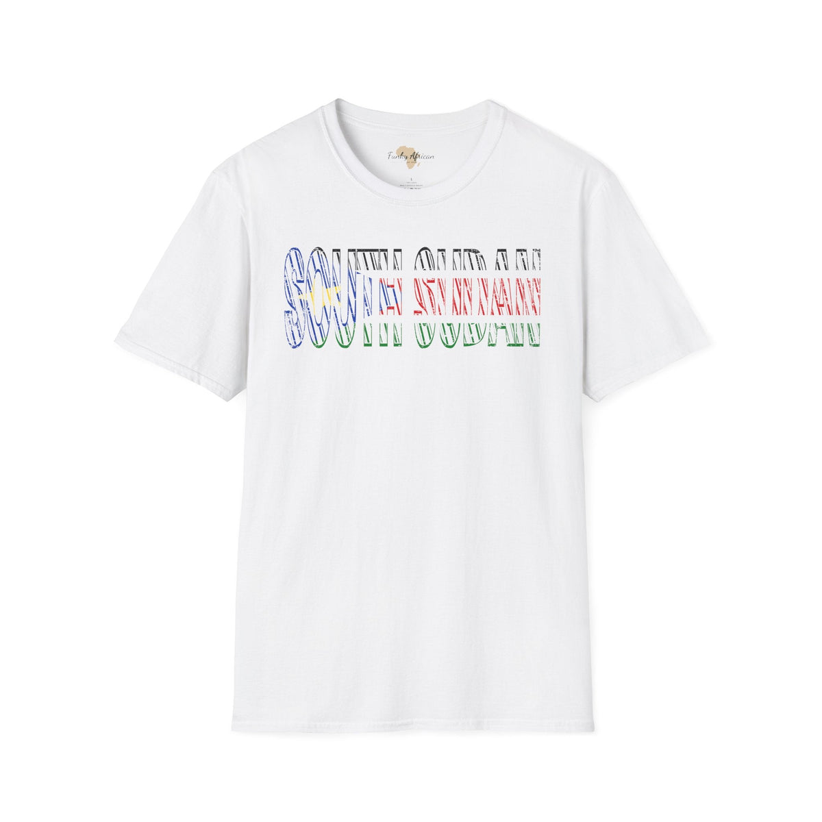 South Sudan text unisex softstyle tee Funky African
