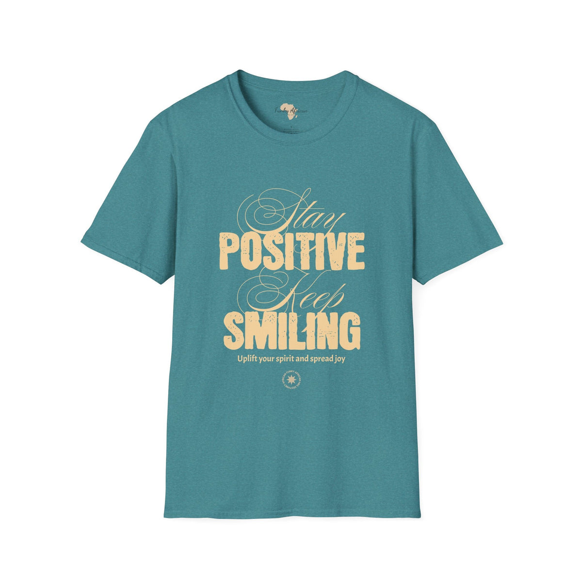 Stay positive unisex softstyle tee Funky African