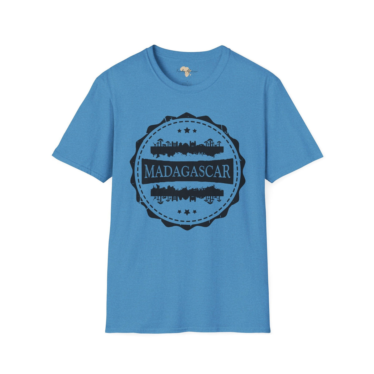 Madagascar Stamp unisex tee Funky African