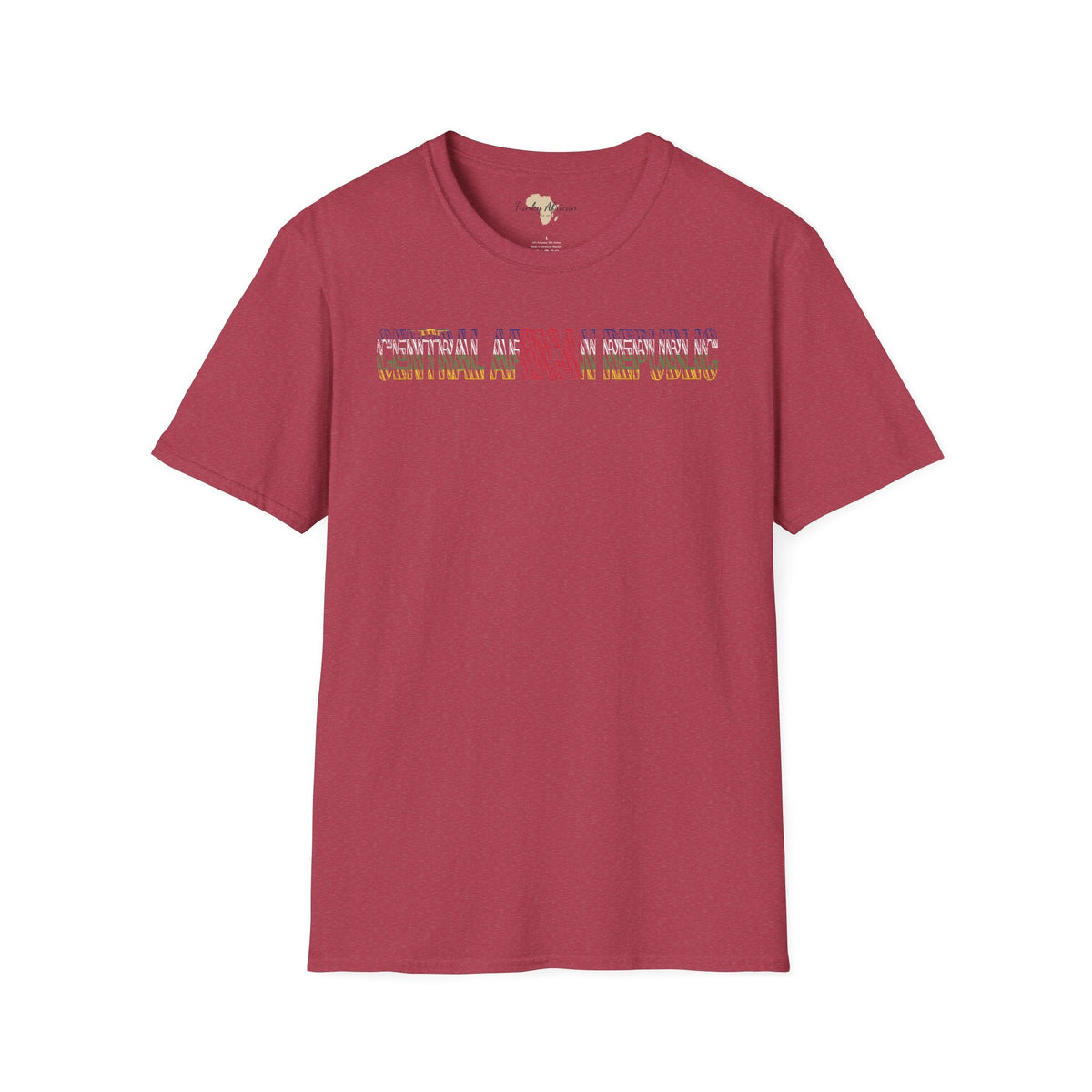 Central African Republic unisex softstyle tee Funky African