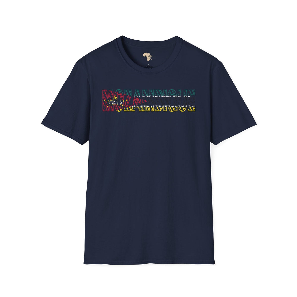 Mozambique text unisex softstyle tee Funky African