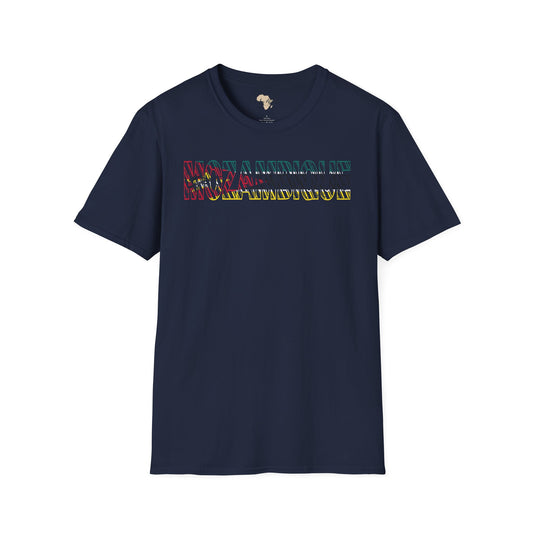 Mozambique text unisex softstyle tee