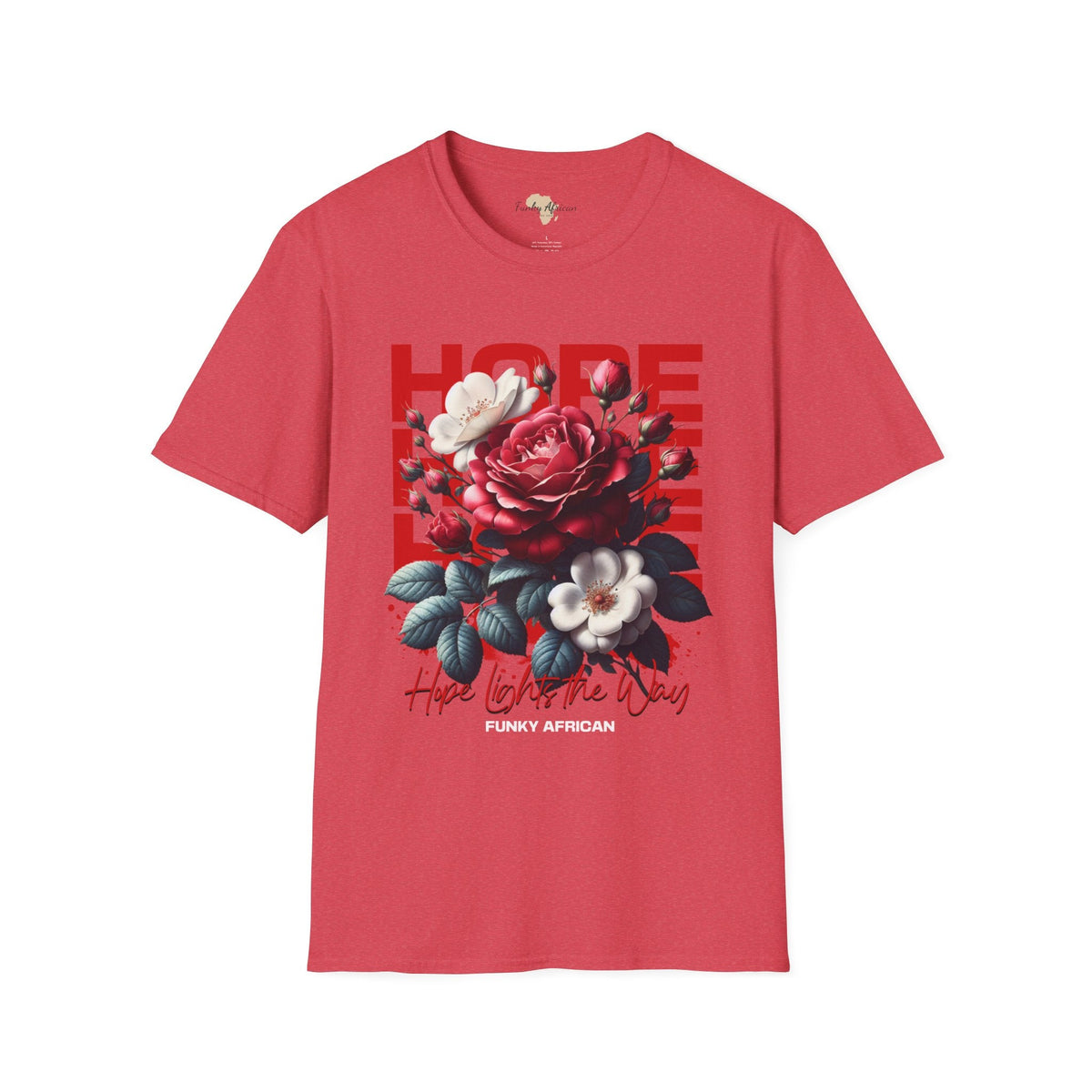 Hope lights the way unisex tee Funky African