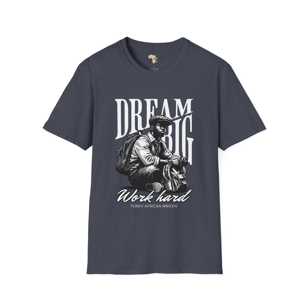 Dream big unisex softstyle tee Funky African