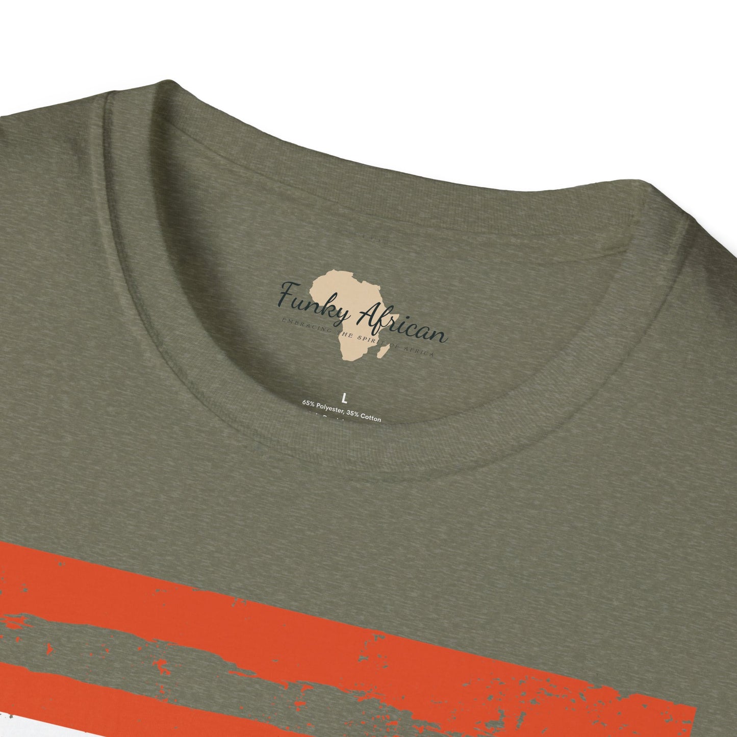 Nigerien strip unisex softstyle tee