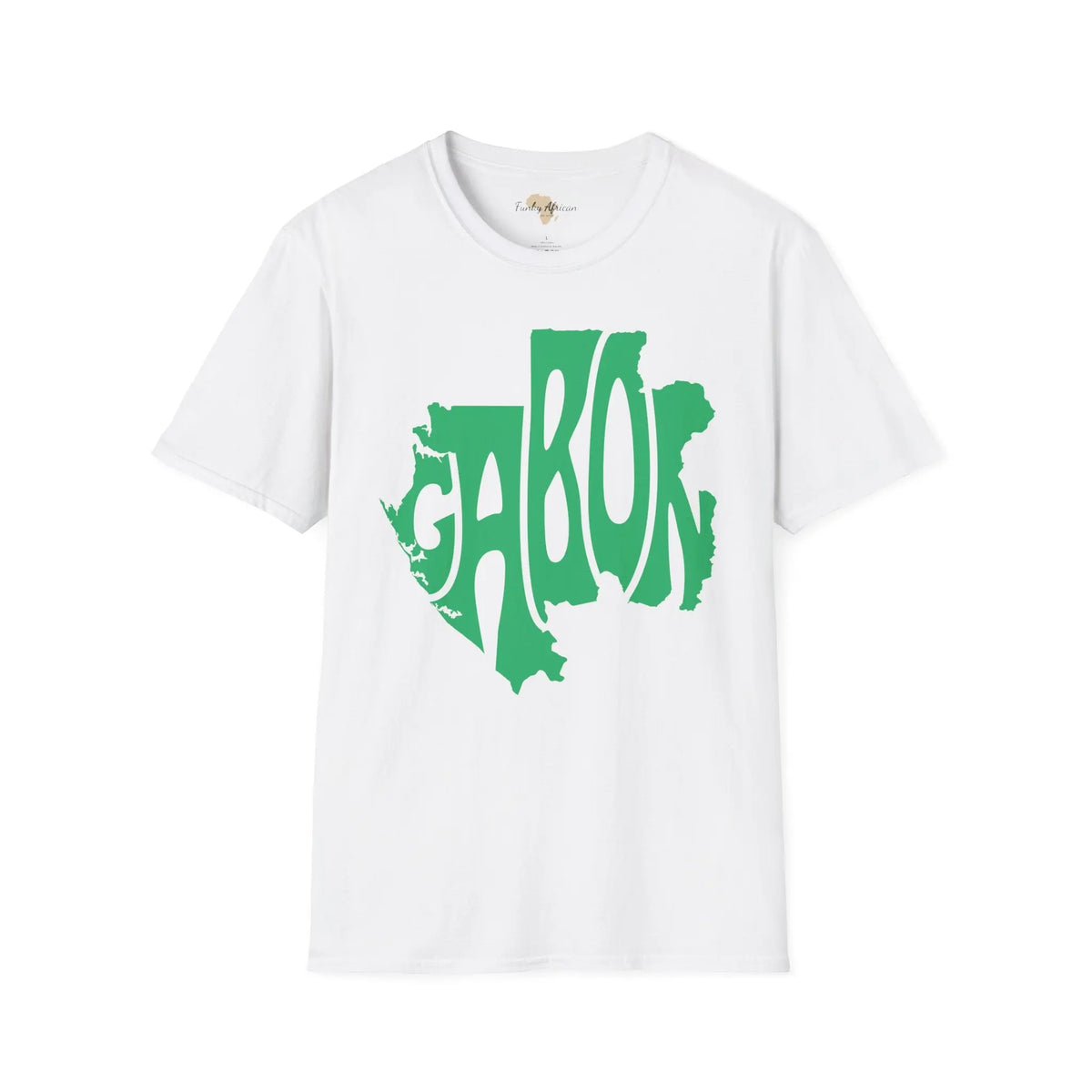 Gabon cut unisex softstyle tee Funky African