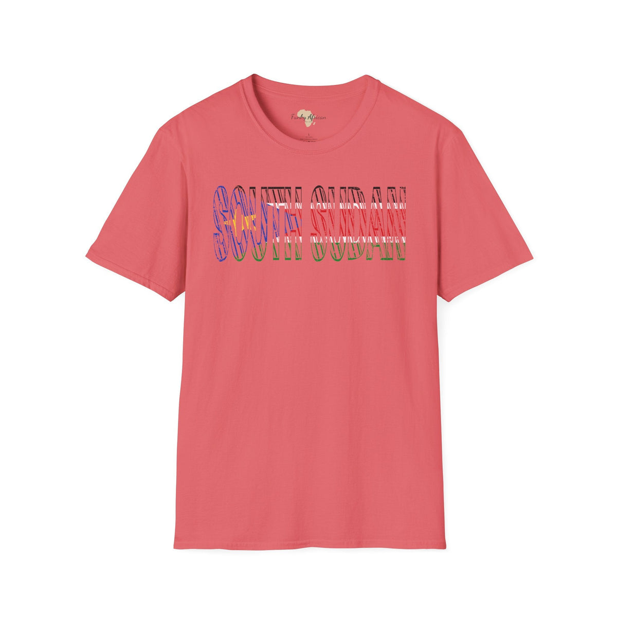 South Sudan text unisex softstyle tee Funky African