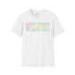São Tomé and Príncipe text unisex softstyle tee