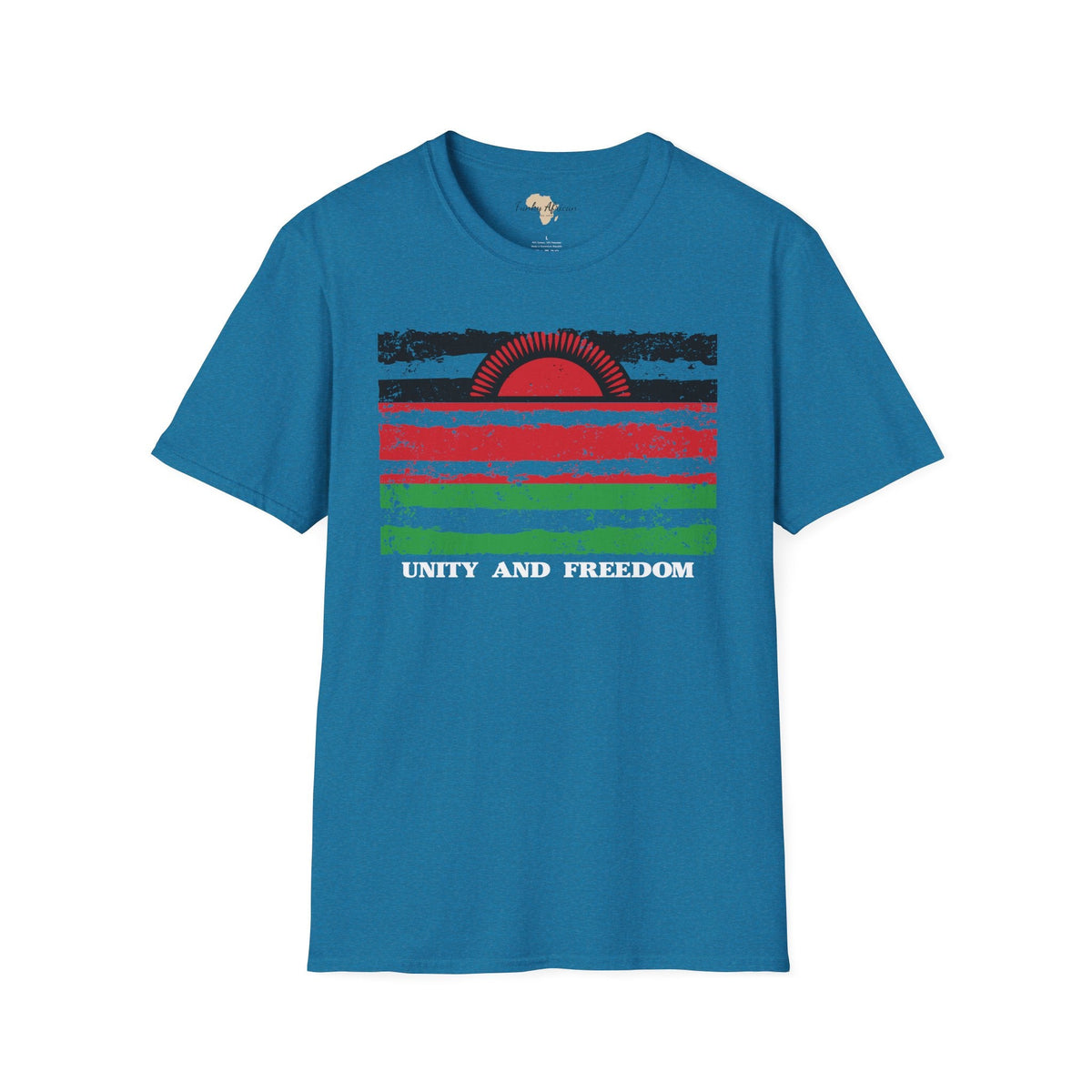 Malawi strip unisex softstyle tee Funky African