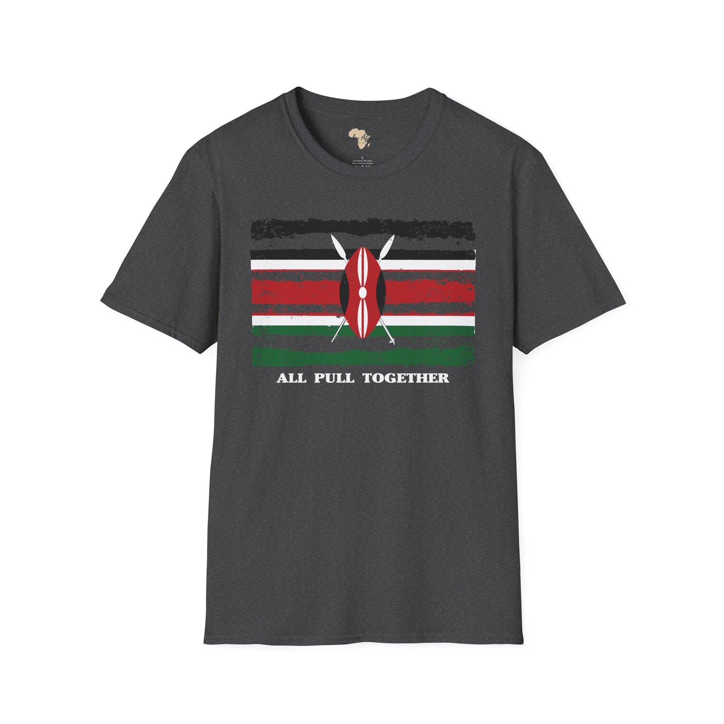 Kenya strip unisex softstyle tee