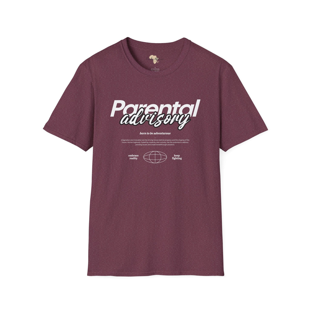 Parental Advisory unisex tee Funky African