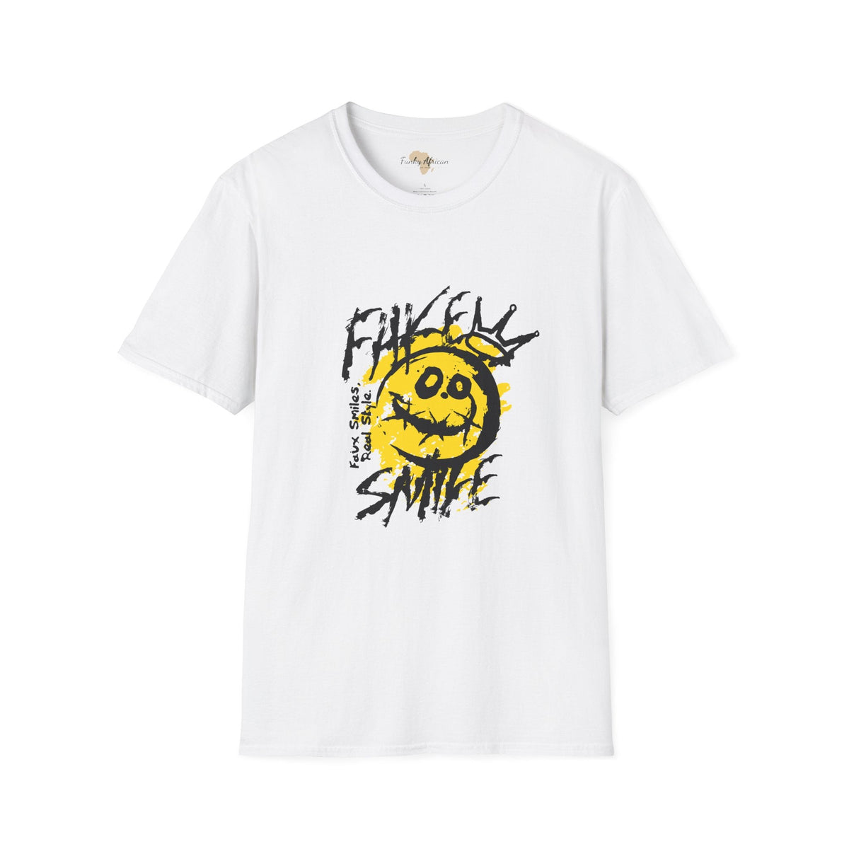 Fake smile unisex tee Funky African