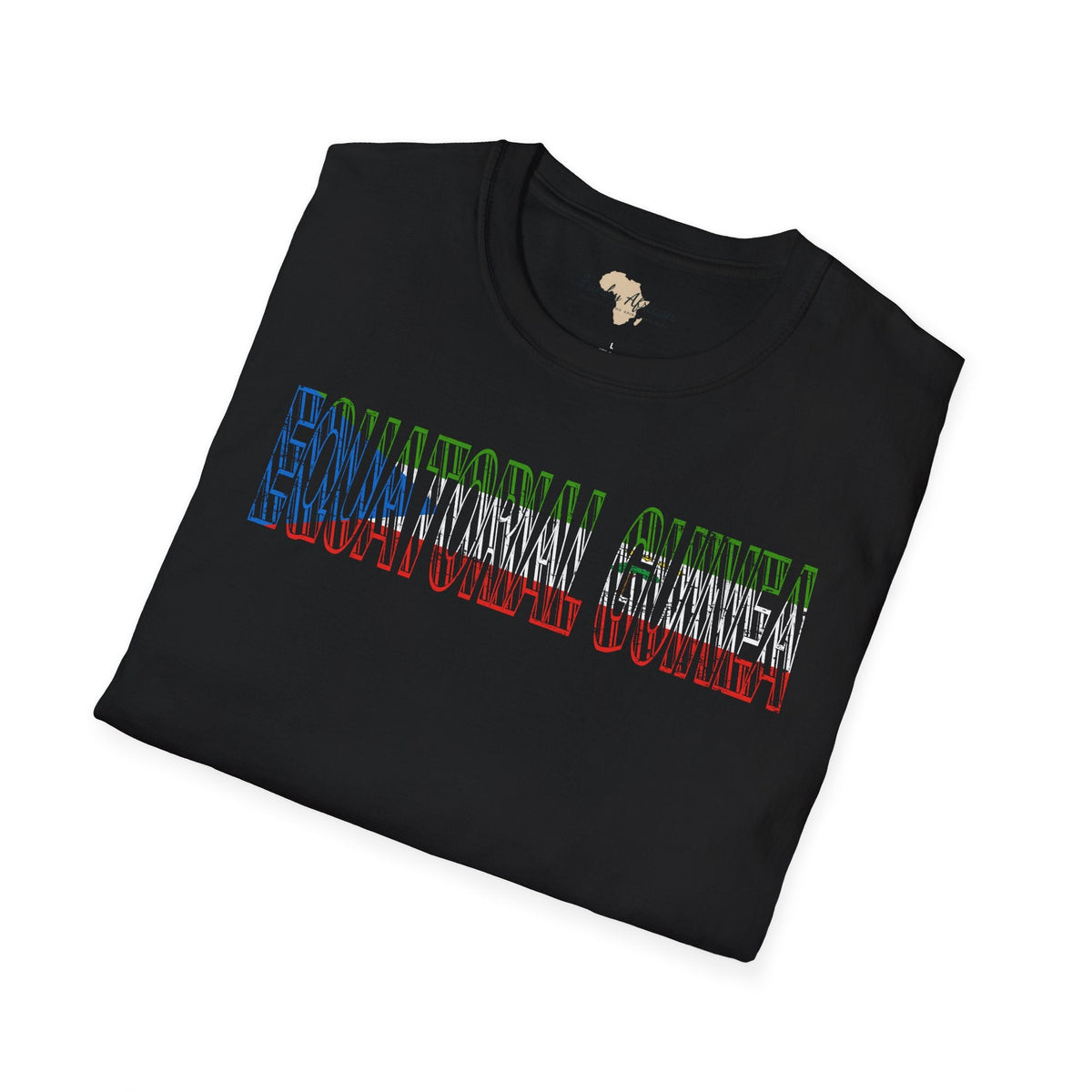 Equatorial Guinea text unisex softstyle tee Funky African