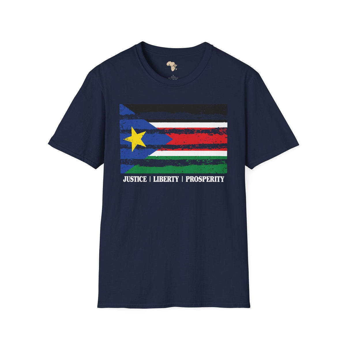 South Sudan strip unisex softstyle tee Funky African