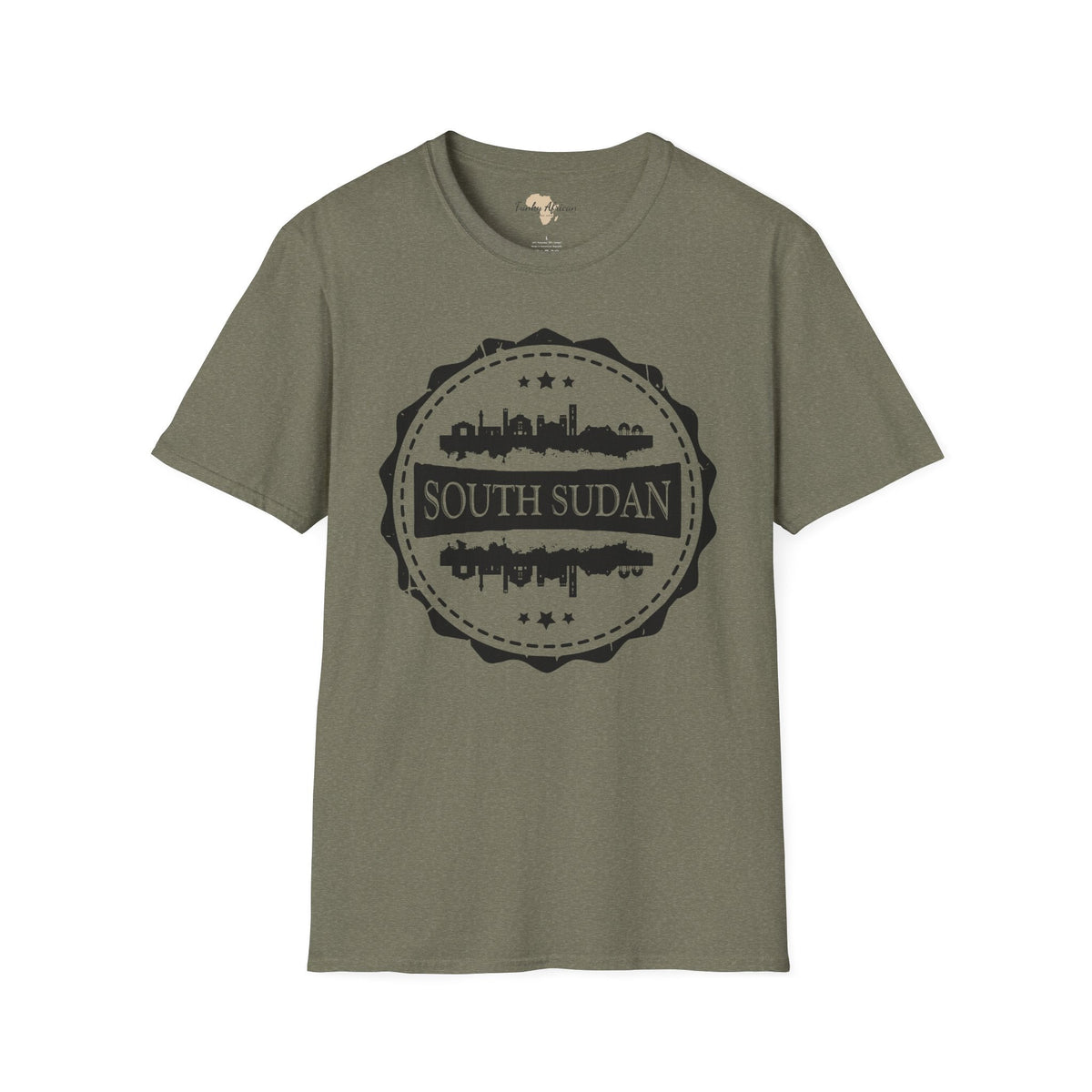 South Sudan Stamp unisex tee Funky African