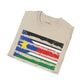 South Sudan strip unisex softstyle tee