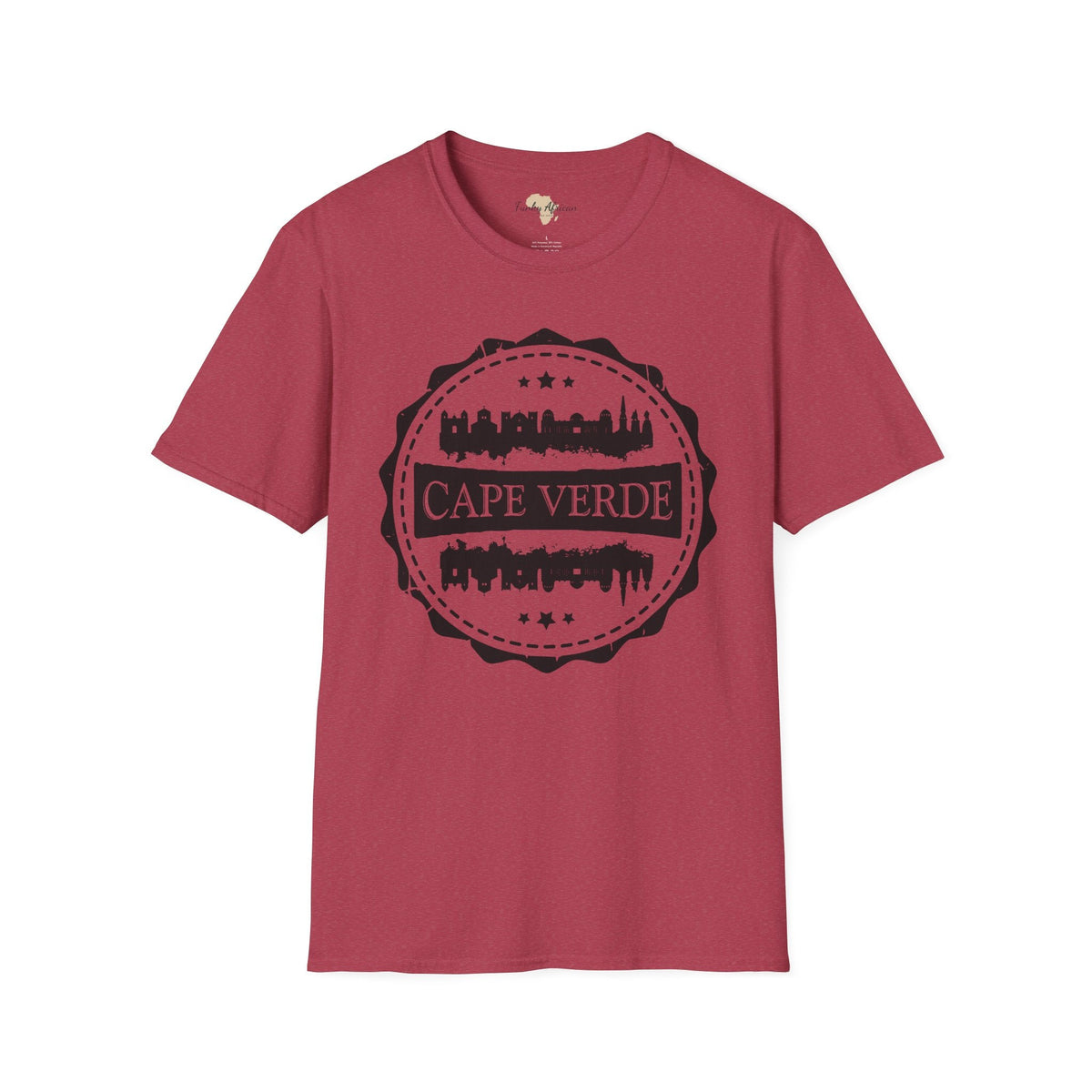 Cabo Verde Stamp unisex tee Funky African