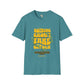 Nothing grows in a fake garden unisex tee