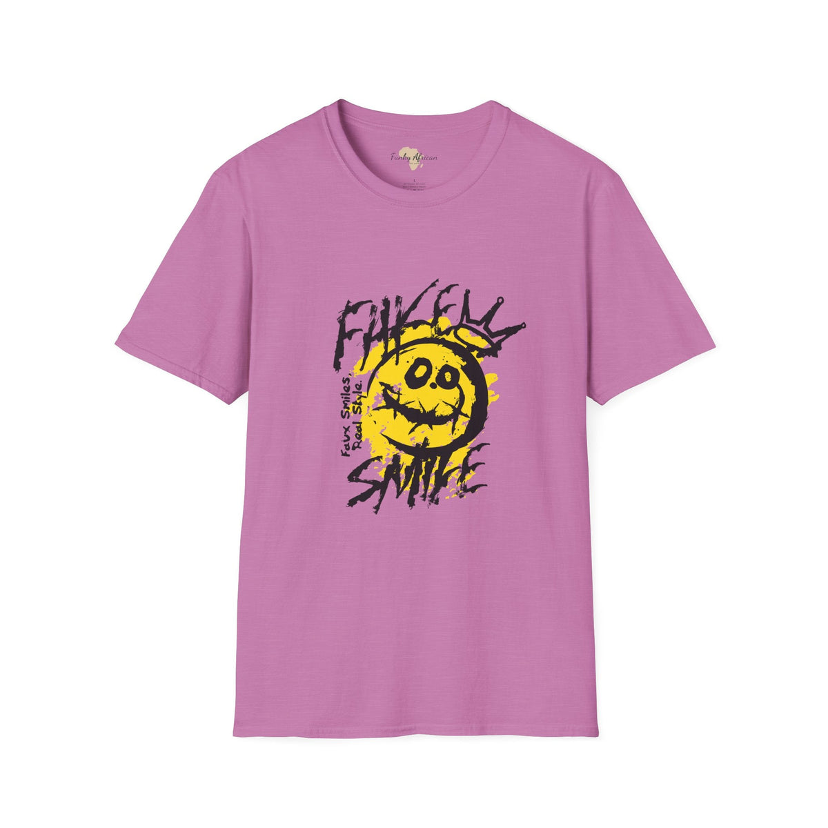 Fake smile unisex tee Funky African