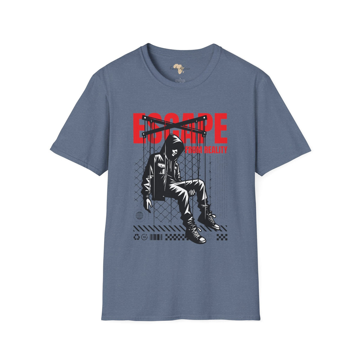 Escape from reality unisex softstyle tee Funky African