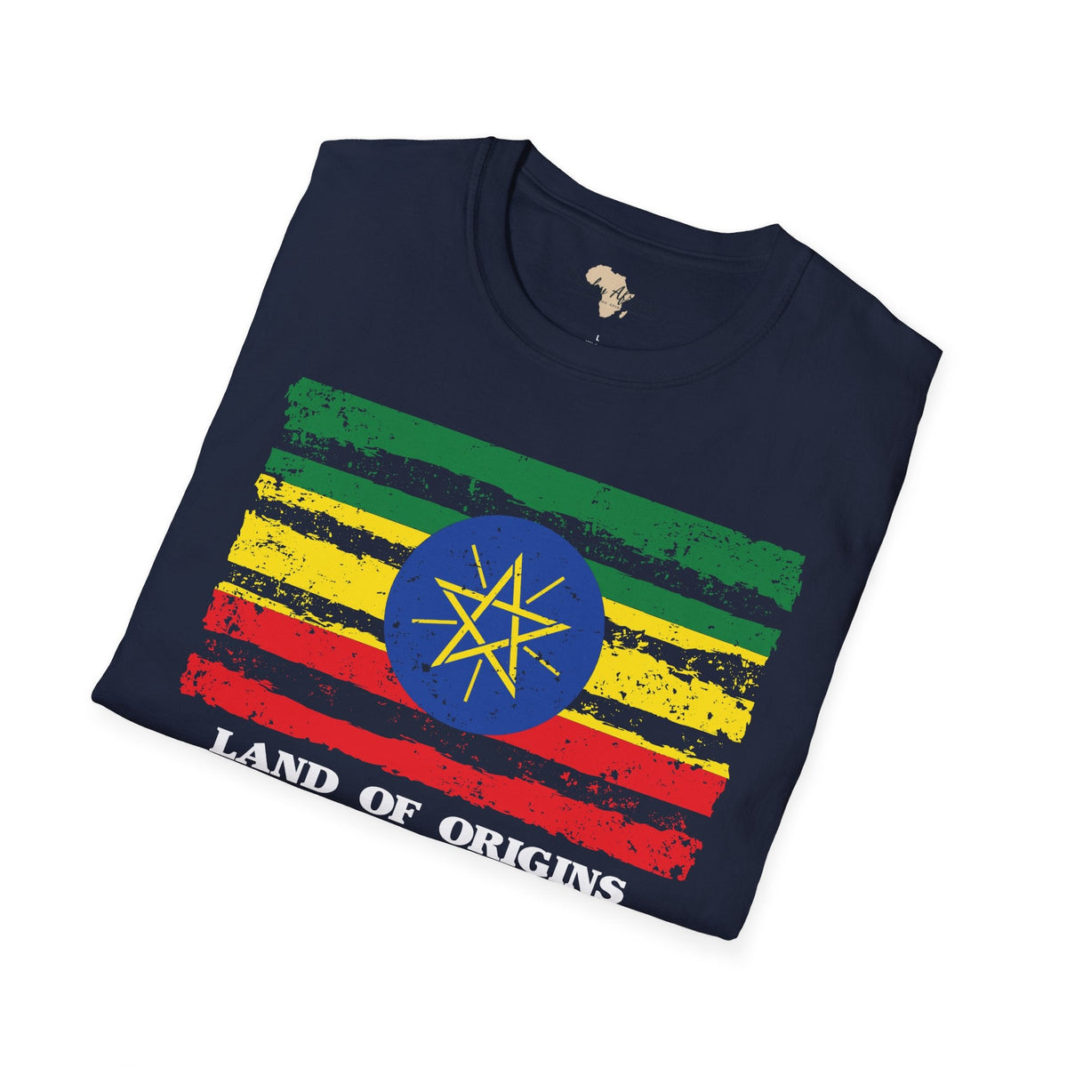Ethiopia strip unisex softstyle tee Funky African