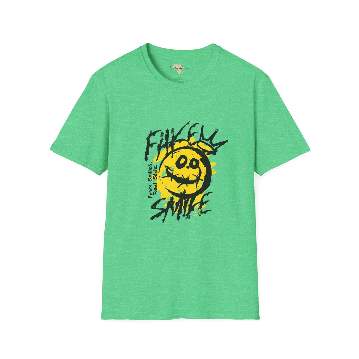 Fake smile unisex tee Funky African