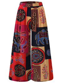 African Ethnic Style Ladies Loose Casual Pants