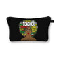 African girl cosmetic bag Funky African