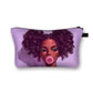 African girl cosmetic bag Funky African