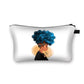 African girl cosmetic bag Funky African