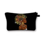 African girl cosmetic bag Funky African