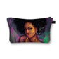 African girl cosmetic bag Funky African