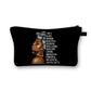African girl cosmetic bag Funky African