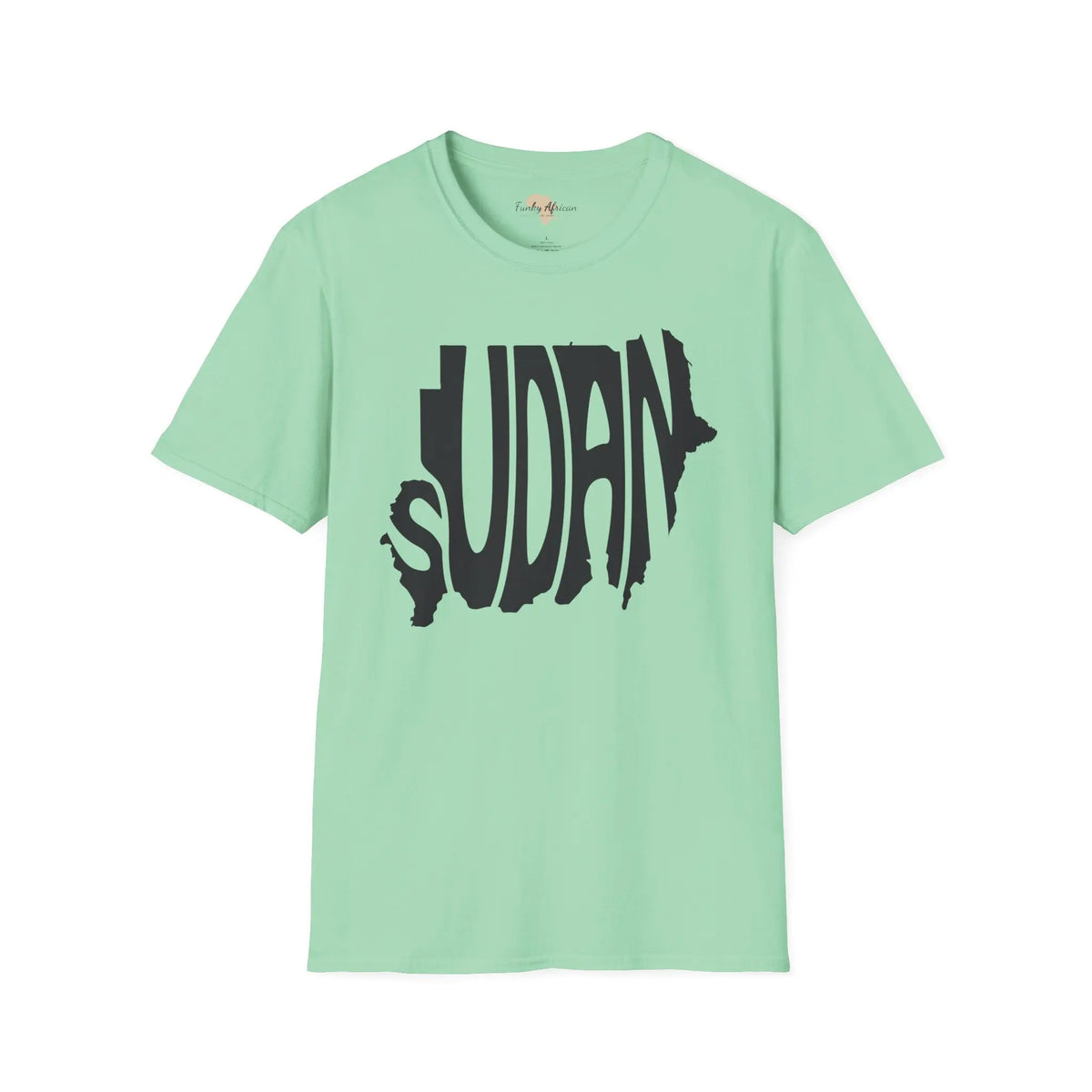 Sudan cut unisex softstyle tee Funky African