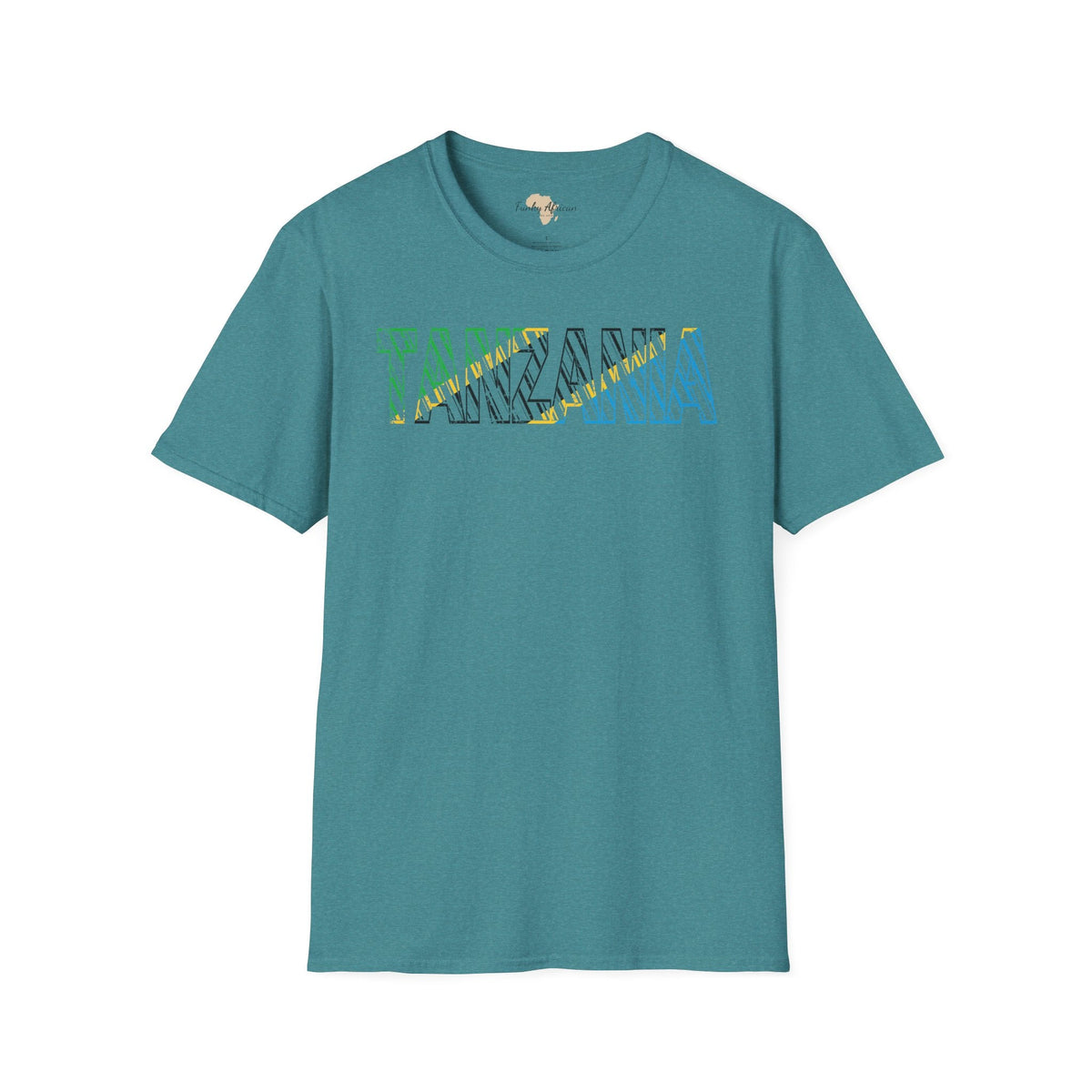 Tanzania text unisex softstyle tee Funky African