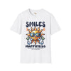 Smiles and happiness unisex softstyle tee
