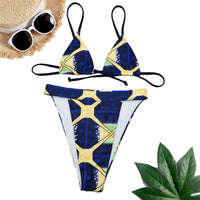 African Print Bikini Suit