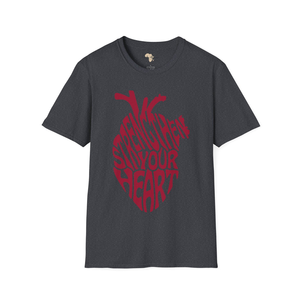 Strengthen your heart unisex softstyle tee Funky African