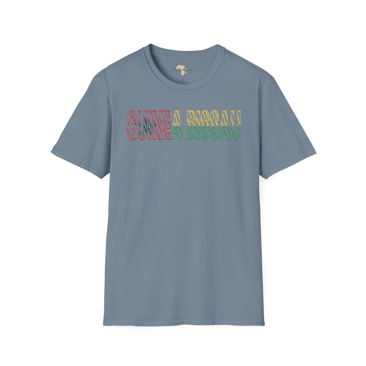 Guinea-Bissau text unisex softstyle tee