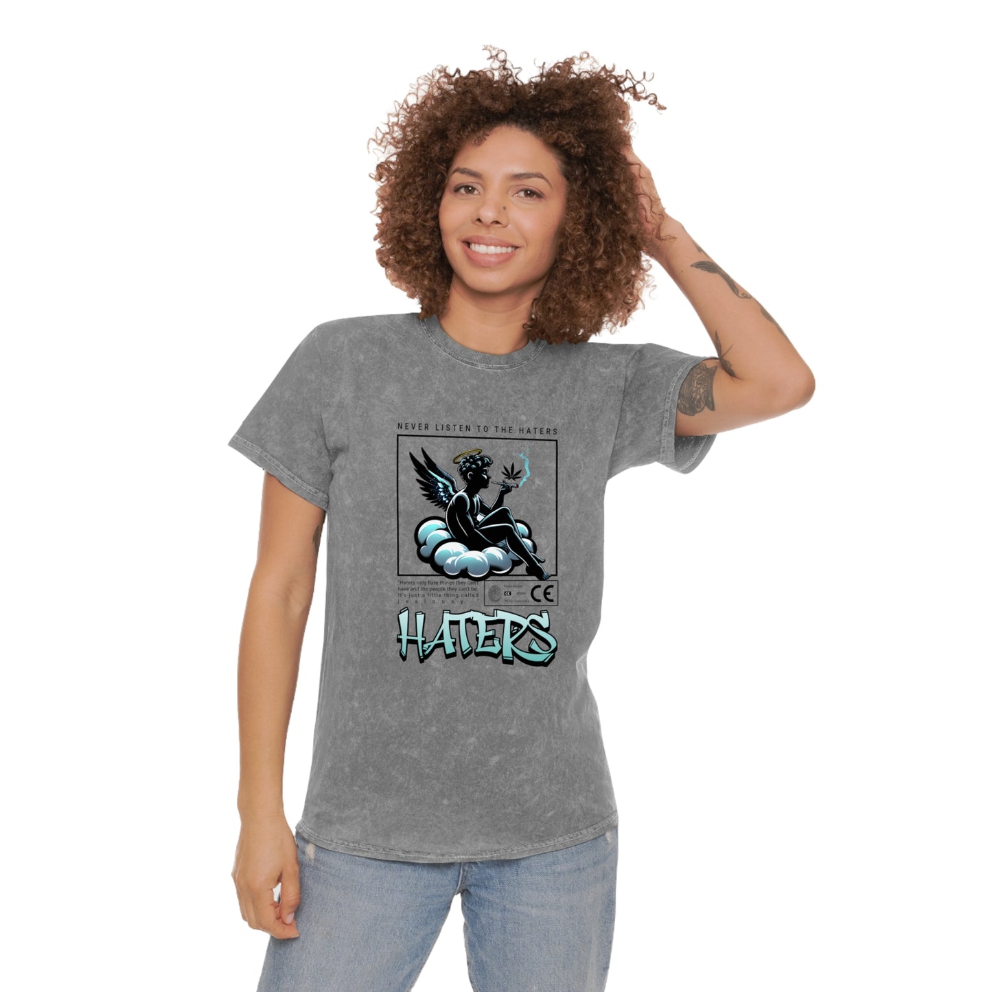 Haters unisex wash tee