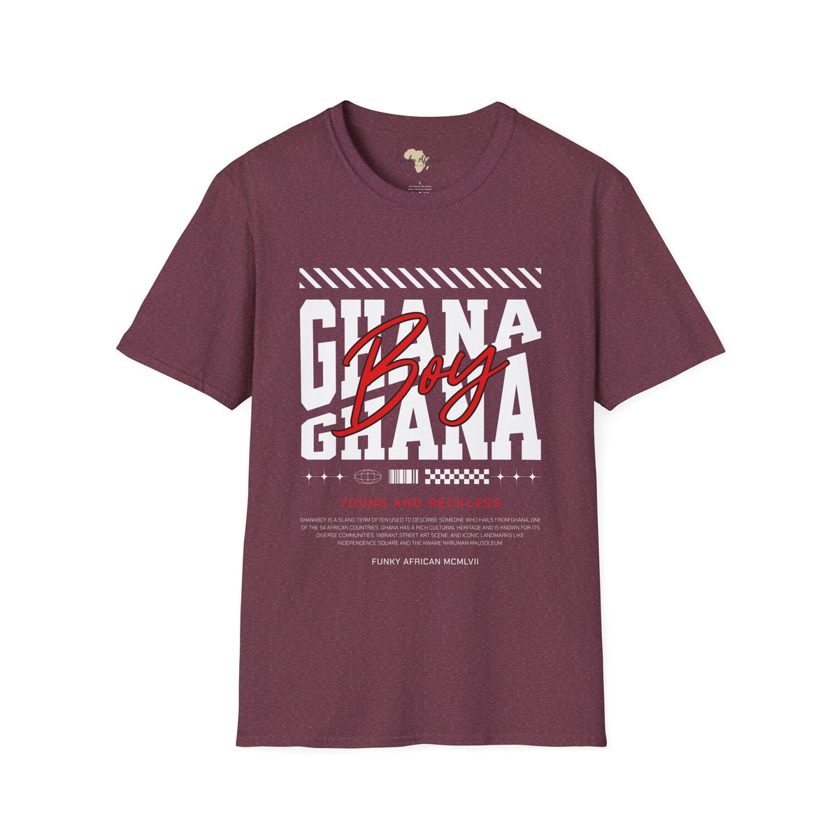 Ghana boy unisex softstyle tee Funky African
