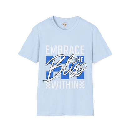 Embrace the bliss within unisex tee