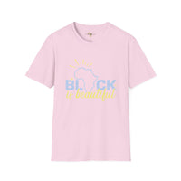 Black is beautiful unisex softstyle tee