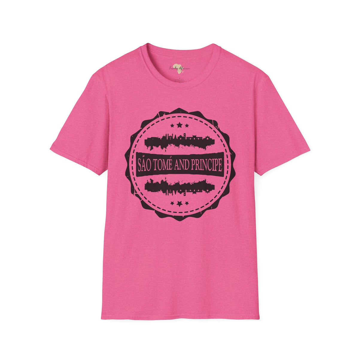 São Tomé and Príncipe Stamp unisex tee Funky African