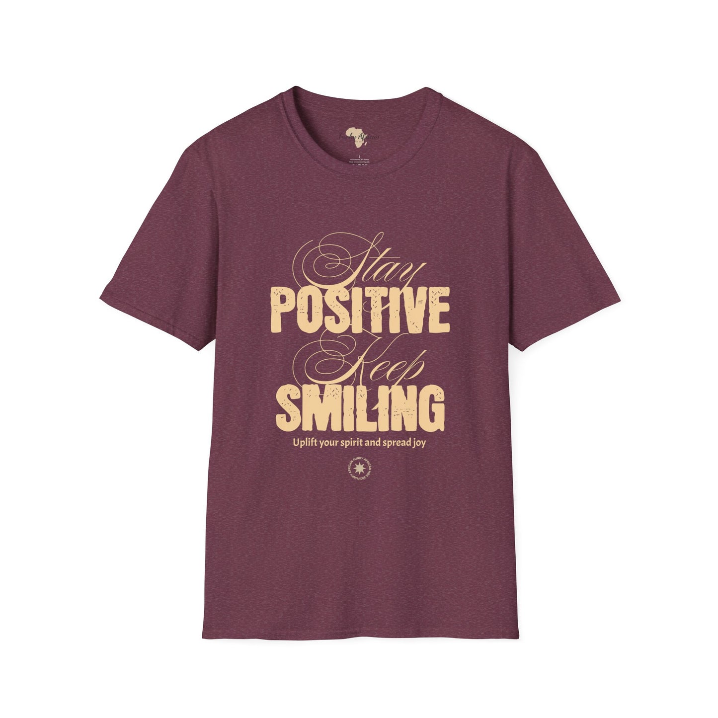 Stay positive unisex softstyle tee