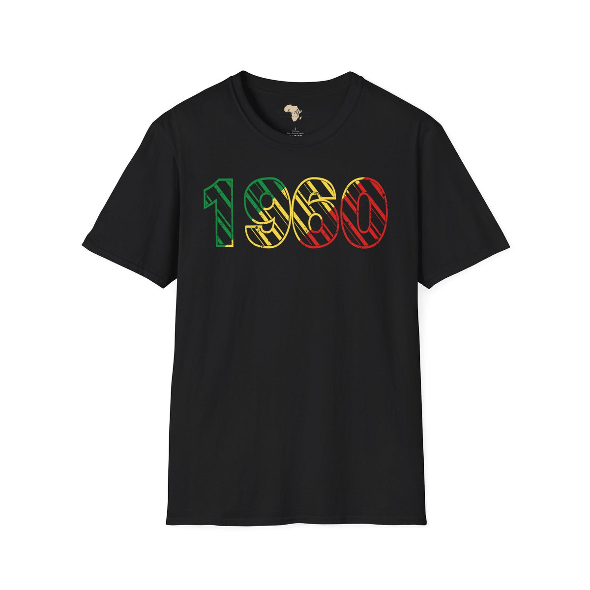 Republic of the Congo text unisex softstyle tee Funky African
