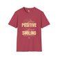 Stay positive unisex softstyle tee
