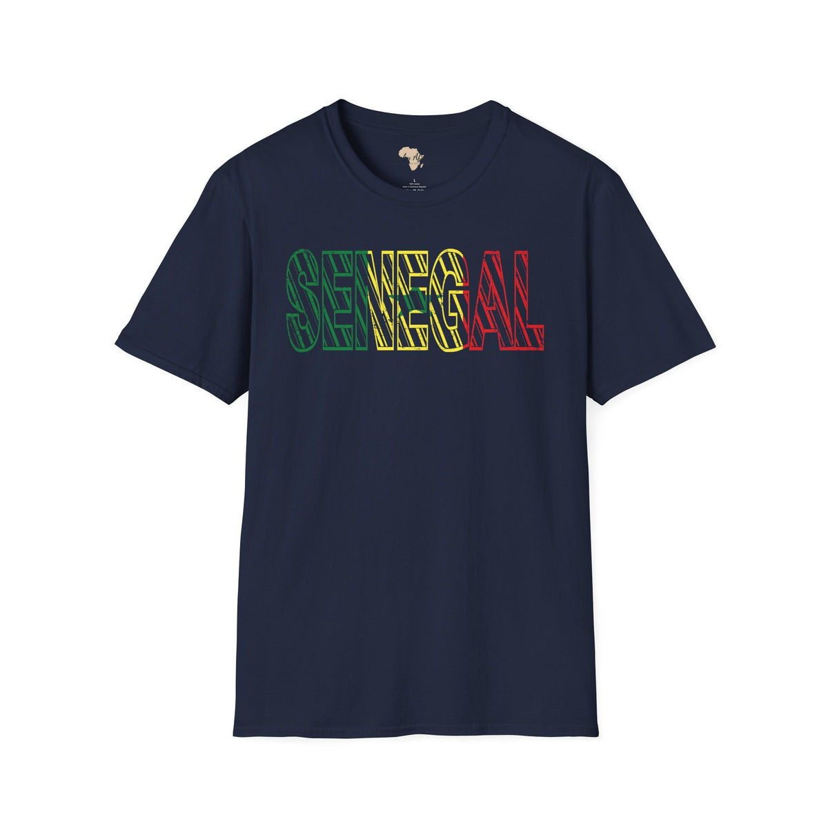 Senegal text unisex softstyle tee Funky African