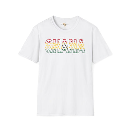 Ghana text unisex softstyle tee Funky African