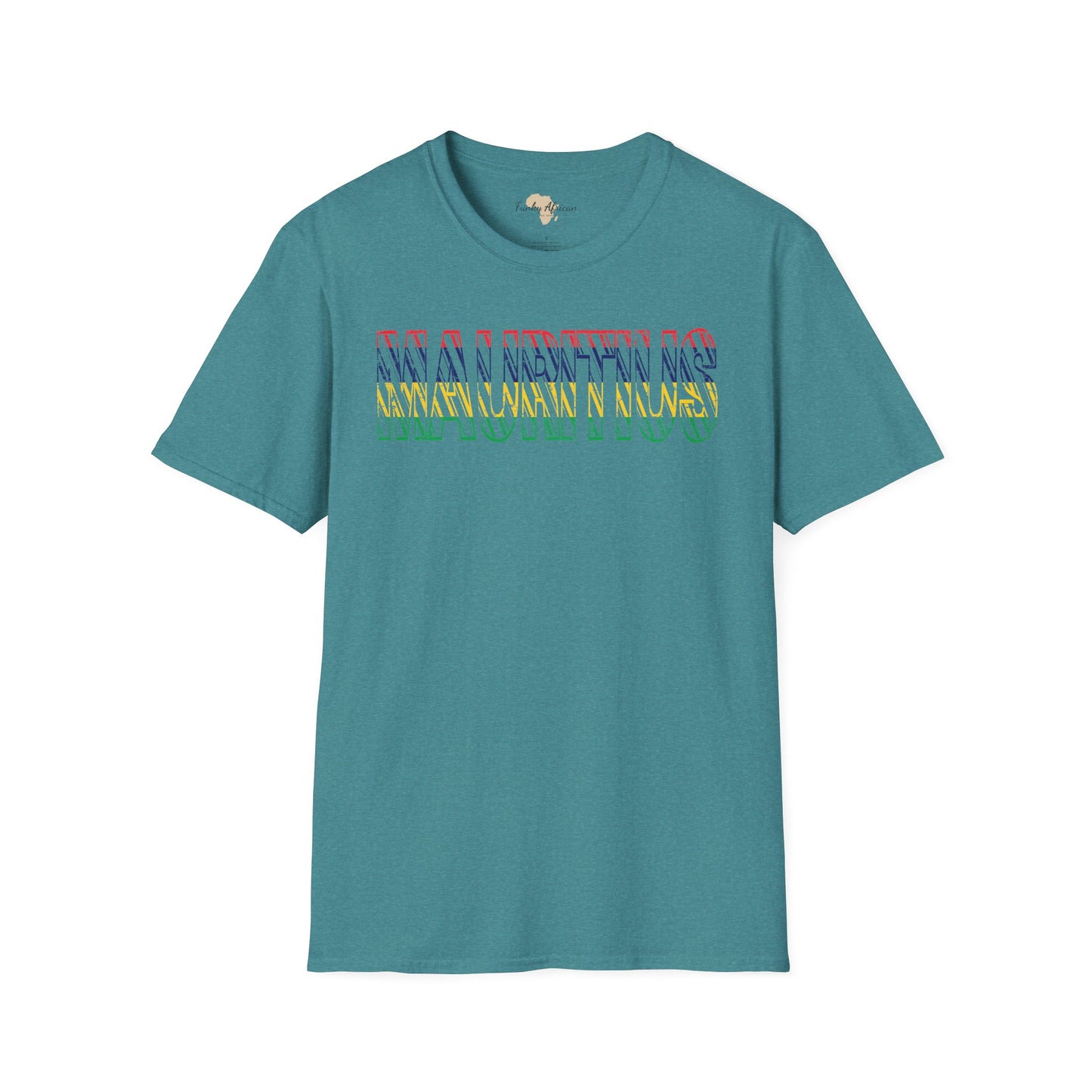 Mauritius text unisex softstyle tee